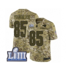 Men's Nike Los Angeles Rams #85 Jack Youngblood Limited Camo 2018 Salute to Service Super Bowl LIII Bound NFL Jersey