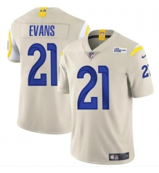 Men's Los Angeles Rams #21 Zach Evans Bone 2024 Vapor Untouchable Stitched Football Jersey