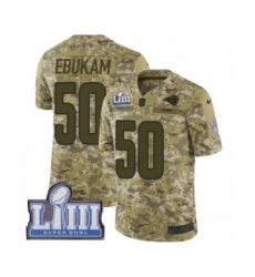 Youth Nike Los Angeles Rams #50 Samson Ebukam Limited Camo 2018 Salute to Service Super Bowl LIII Bound NFL Jersey