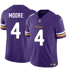 Men's Minnesota Vikings #4 Rondale Moore Purple 2025 F.U.S.E. Vapor Untouchable Limited Football Stitched Jersey