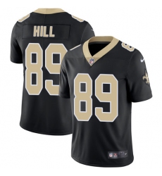 Youth Nike New Orleans Saints #89 Josh Hill Black Team Color Vapor Untouchable Limited Player NFL Jersey