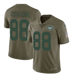 Youth Nike New York Jets #88 Austin Seferian-Jenkins Limited Olive 2017 Salute to Service NFL Jersey