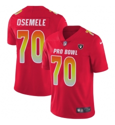 Women's Nike Oakland Raiders #70 Kelechi Osemele Limited Red 2018 Pro Bowl NFL Jersey