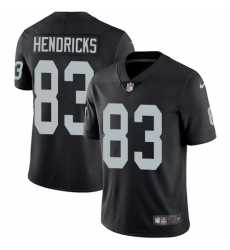 Men's Nike Oakland Raiders #83 Ted Hendricks Black Team Color Vapor Untouchable Limited Player NFL Jersey