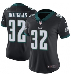 Women's Nike Philadelphia Eagles #32 Rasul Douglas Black Alternate Vapor Untouchable Limited Player NFL Jersey