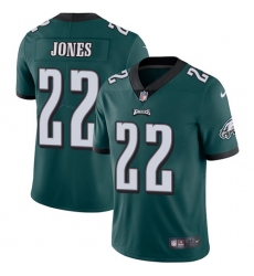 Men's Nike Philadelphia Eagles #22 Sidney Jones Midnight Green Team Color Vapor Untouchable Limited Player NFL Jersey