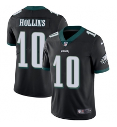 Youth Nike Philadelphia Eagles #10 Mack Hollins Black Alternate Vapor Untouchable Limited Player NFL Jersey