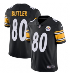 Men's Nike Pittsburgh Steelers #80 Jack Butler Black Team Color Vapor Untouchable Limited Player NFL Jersey