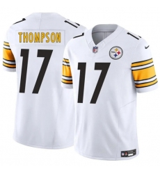 Men's Pittsburgh Steelers #17 Skylar Thompson White 2025 F.U.S.E. Vapor Untouchable Limited Football Stitched Jersey