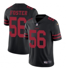 Men's Nike San Francisco 49ers #56 Reuben Foster Black Vapor Untouchable Limited Player NFL Jersey