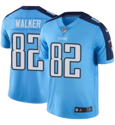Men's Nike Tennessee Titans #82 Delanie Walker Light Blue Team Color Vapor Untouchable Limited Player NFL Jersey