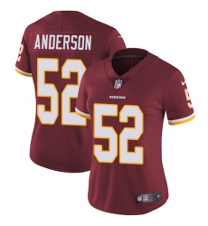 Women's Nike Washington Redskins #52 Ryan Anderson Burgundy Red Team Color Vapor Untouchable Limited Player NFL Jersey