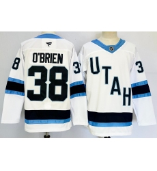 Men's Utah Hockey Club #38 Liam O'Brien White 2024-25 Stitched Jersey