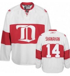 Women's Reebok Detroit Red Wings #14 Brendan Shanahan Authentic White Third NHL Jersey