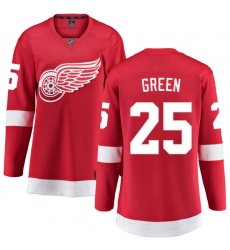 Women's Detroit Red Wings #25 Mike Green Fanatics Branded Red Home Breakaway NHL Jersey