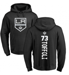 NHL Adidas Los Angeles Kings #73 Tyler Toffoli Black Backer Pullover Hoodie