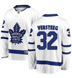 Men's Toronto Maple Leafs #32 Kris Versteeg Fanatics Branded White Away Breakaway NHL Jersey