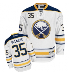 Men's Reebok Buffalo Sabres #35 Linus Ullmark Authentic White Away NHL Jersey