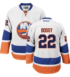 Women's Reebok New York Islanders #22 Mike Bossy Authentic White Away NHL Jersey
