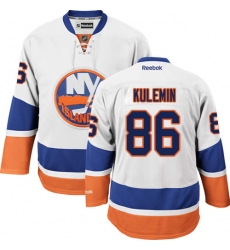 Youth Reebok New York Islanders #86 Nikolay Kulemin Authentic White Away NHL Jersey