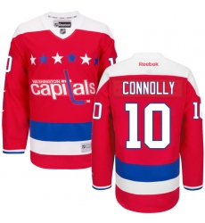Youth Reebok Washington Capitals #10 Brett Connolly Premier Red Third NHL Jersey