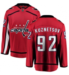 Youth Washington Capitals #92 Evgeny Kuznetsov Fanatics Branded Red Home Breakaway NHL Jersey