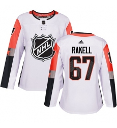 Women's Adidas Anaheim Ducks #67 Rickard Rakell Authentic White 2018 All-Star Pacific Division NHL Jersey