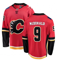 Men's Calgary Flames #9 Lanny McDonald Fanatics Branded Red Home Breakaway NHL Jersey