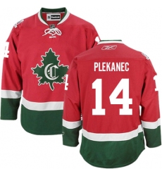 Youth Reebok Montreal Canadiens #14 Tomas Plekanec Authentic Red New CD NHL Jersey