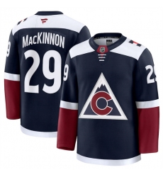 Men's Colorado Avalanche #29 Nathan MacKinnon Navy 2024-25 Alternate Stitched Jersey