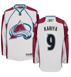Women's Reebok Colorado Avalanche #9 Paul Kariya Authentic White Away NHL Jersey