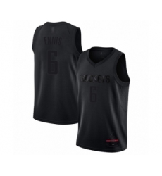 Men's Houston Rockets #6 Tyler Ennis Swingman Black MVP Basketball Jersey
