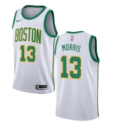 Youth Nike Boston Celtics #13 Marcus Morris Swingman White NBA Jersey - City Edition