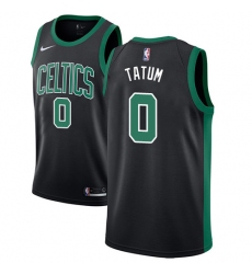 Youth Adidas Boston Celtics #0 Jayson Tatum Authentic Black NBA Jersey - Statement Edition