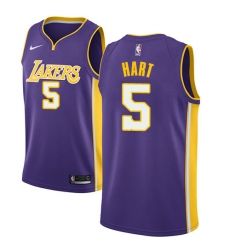 Women's Nike Los Angeles Lakers #5 Josh Hart Swingman Purple NBA Jersey - Statement Edition