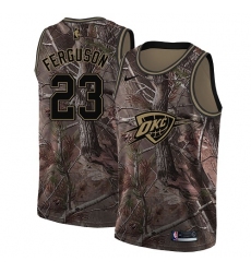 Men's Nike Oklahoma City Thunder #23 Terrance Ferguson Swingman Camo Realtree Collection NBA Jersey