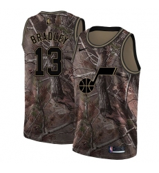 Youth Nike Utah Jazz #13 Tony Bradley Swingman Camo Realtree Collection NBA Jersey