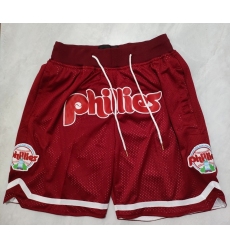 Men's Philadelphia Phillies Red Just Don Shorts Shorts