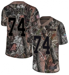 Men's Nike Baltimore Ravens #74 James Hurst Limited Camo Salute to Service NFL Jersey