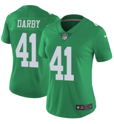 Women's Nike Philadelphia Eagles #41 Ronald Darby Limited Green Rush Vapor Untouchable NFL Jersey