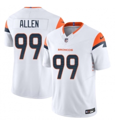 Youth Denver Broncos #99 Zach Allen White 2024 F.U.S.E. Vapor Limited Football Stitched Jersey