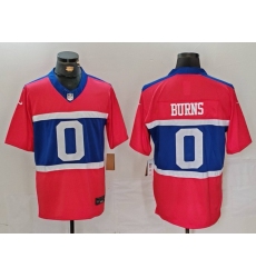 Men's New York Giants #0 Brian Burns Century Red Alternate Vapor FUSE Limited Stitched Jersey