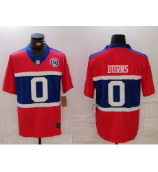 Men's New York Giants #0 Brian Burns Limited Red Alternate FUSE Team Vapor Jersey