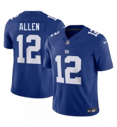 Men's New York Giants #12 Brandon Allen Blue 2026 F.U.S.E. Vapor Untouchable Limited Football Stitched Jersey
