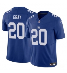 Men's New York Giants #20 Eric Gray Blue 2023 F.U.S.E. Vapor Untouchable Limited Football Stitched Jersey