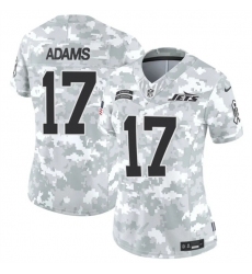 Women's New York Jets #17 Davante Adams 2024 F.U.S.E Arctic Camo Salute To Service Limited Stitched Jersey(Run Small)