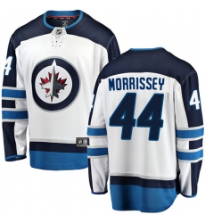 Youth Winnipeg Jets #44 Josh Morrissey Fanatics Branded White Away Breakaway NHL Jersey