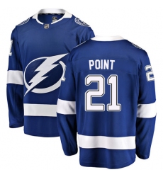 Youth Tampa Bay Lightning #21 Brayden Point Fanatics Branded Royal Blue Home Breakaway NHL Jersey