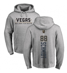 NHL Adidas Vegas Golden Knights #88 Nate Schmidt Gray Backer Pullover Hoodie