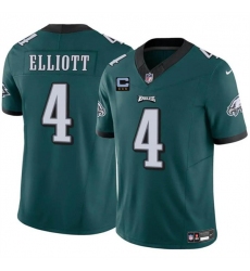 Men's Philadelphia Eagles #4 Jake Elliott Green F.U.S.E. With 3-Star C Vapor Untouchable Limited Football Stitched Jersey